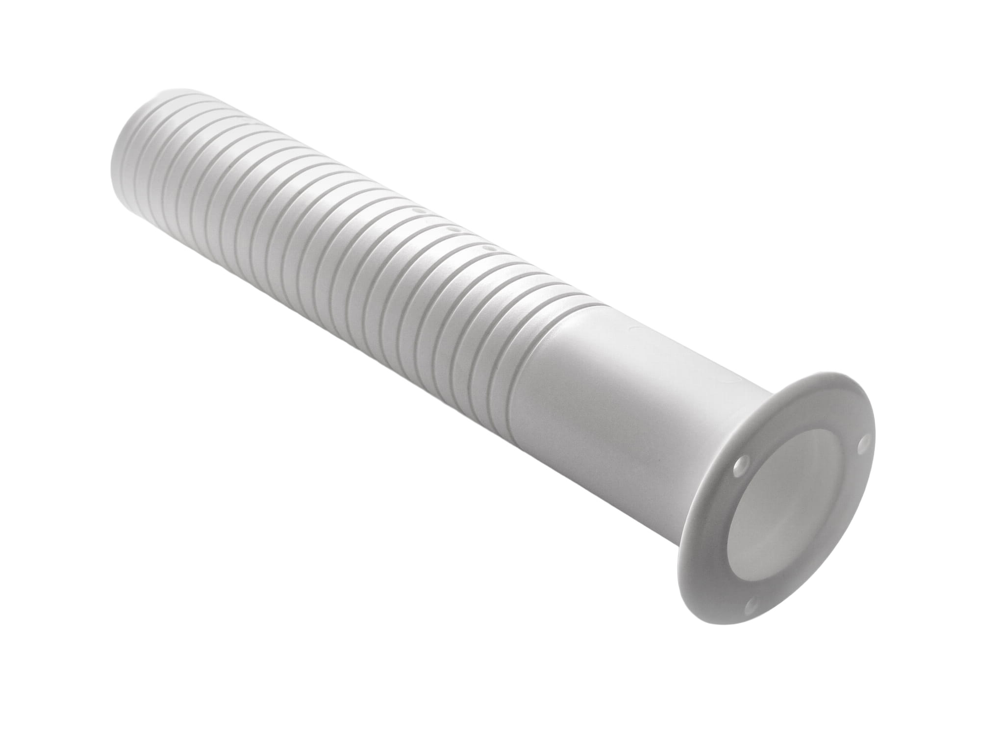 350mm white plastic wall passage for air conditioning pipes and electrical cables