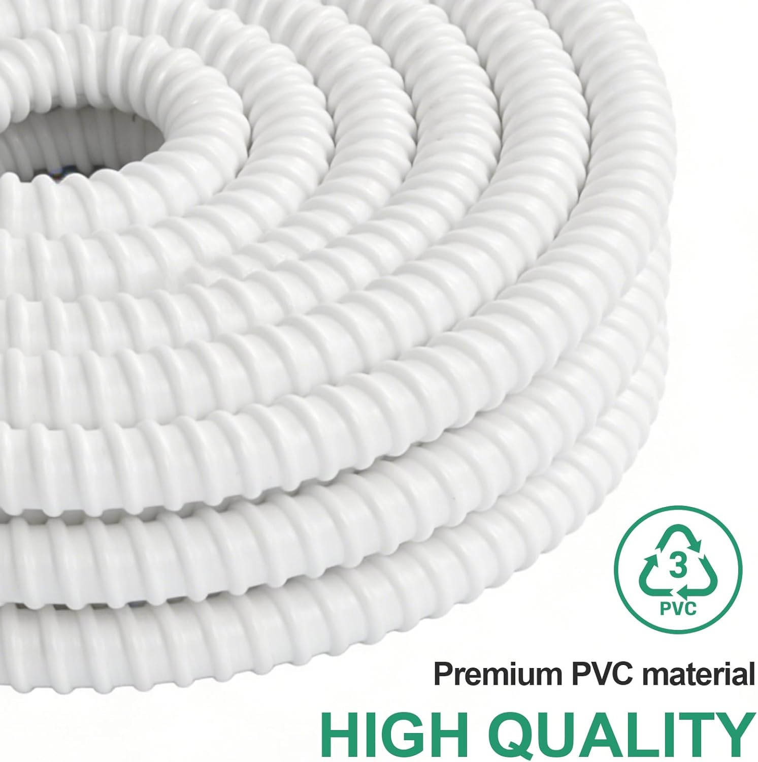 20mm x 30m White Condensate Pipe Air Conditioning Drain Hose - Image 3