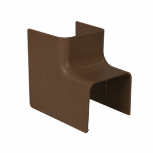 80x60 internal corner brown for air conditioning trunking