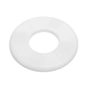 55mm split pipe collar white for 50–55mm insulated HVAC pipe