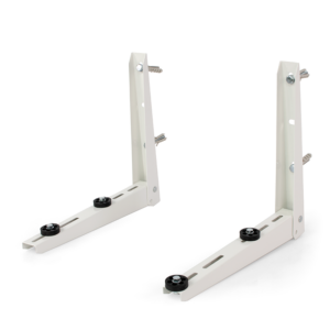 450mm AC wall bracket in white with 120kg load capacity for air conditioner and heat pump outdoor units